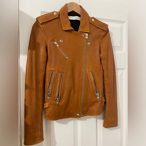 IRO han Leather jacket in cognac - Picture 6 of 6